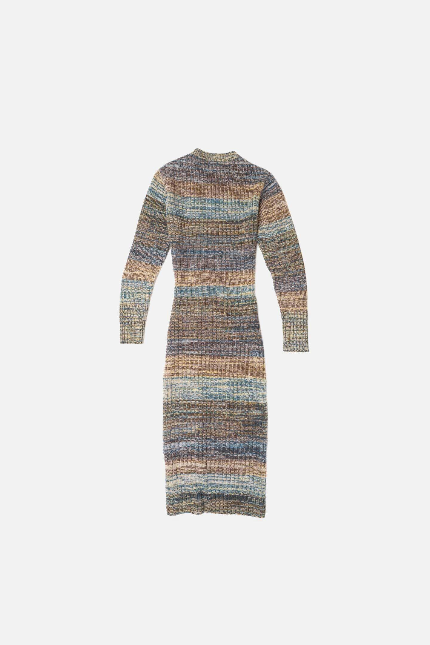 COSMIC RIB KNIT DRESS - 2