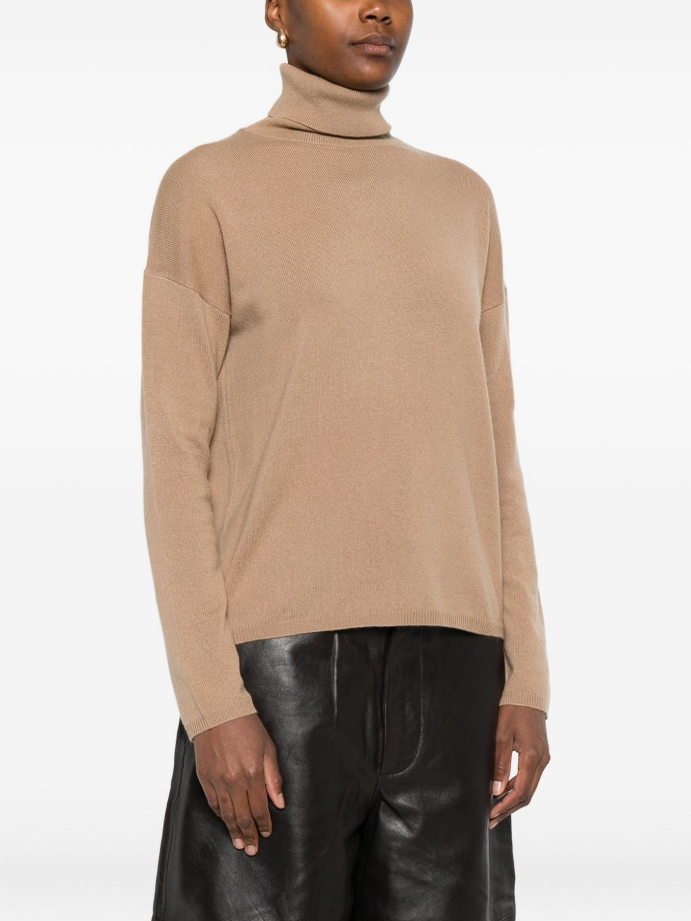 turtleneck long-sleeve sweater - 3