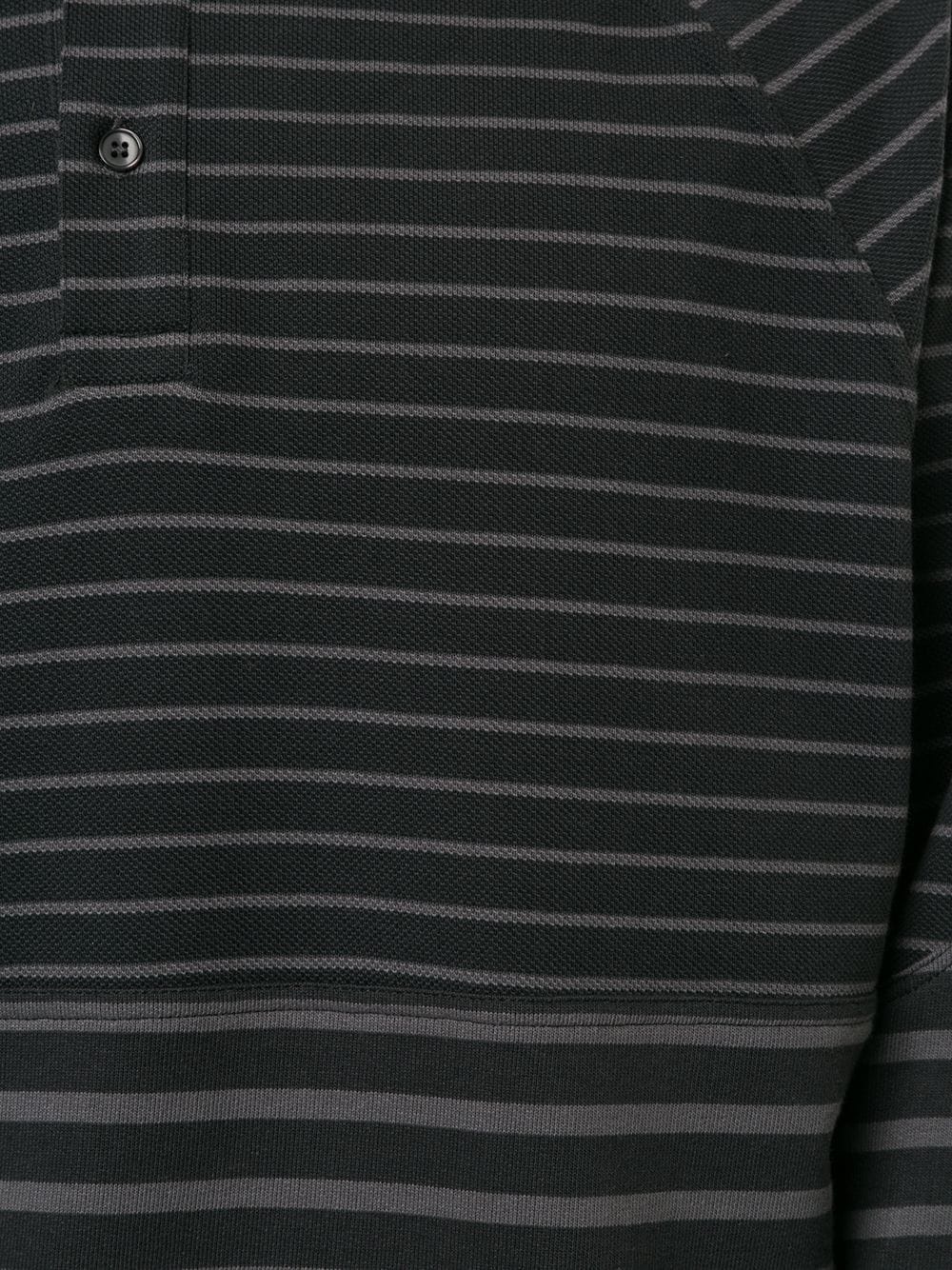 panelled polo shirt - 5