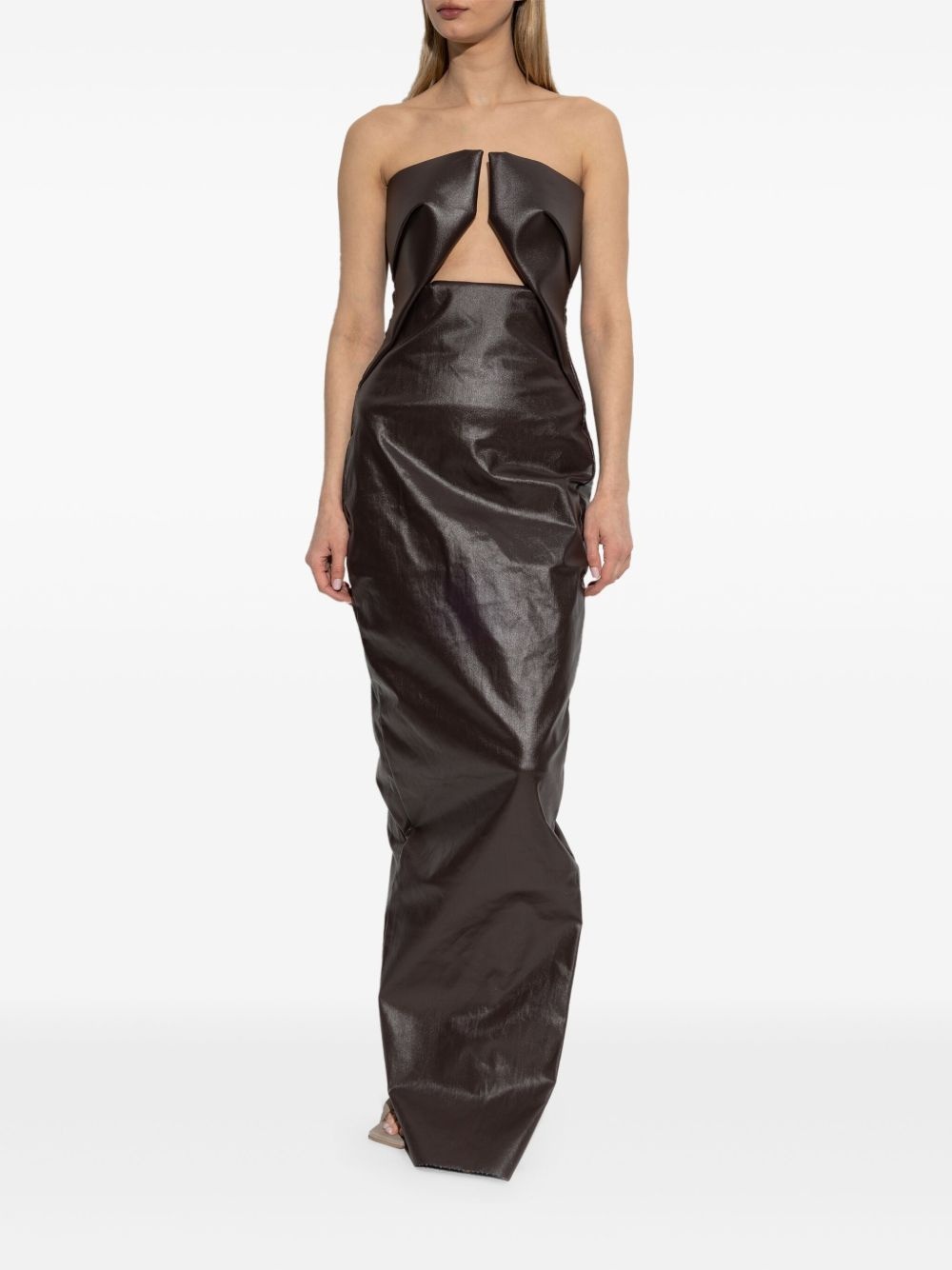 cut-out midi dress - 3