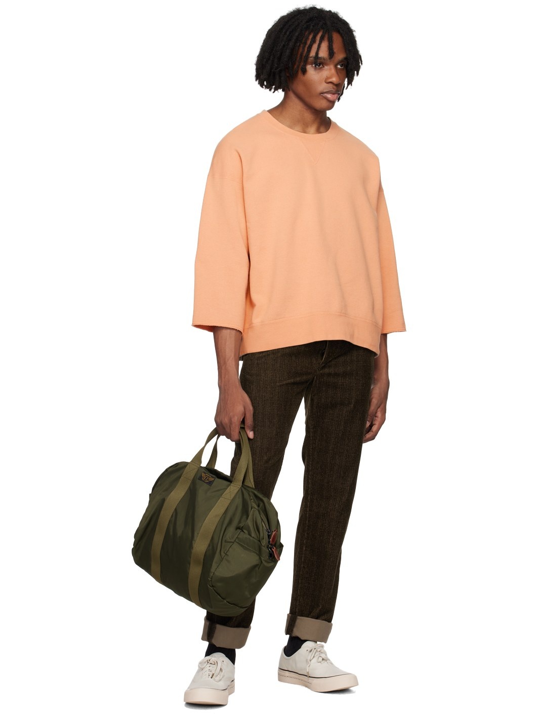 【関税込み】visvim ピンク Jumbo SB スウェットシャツ visvim JUMBO SB SWEAT 3/4 (V.D.) PINK | REVERSIBLE