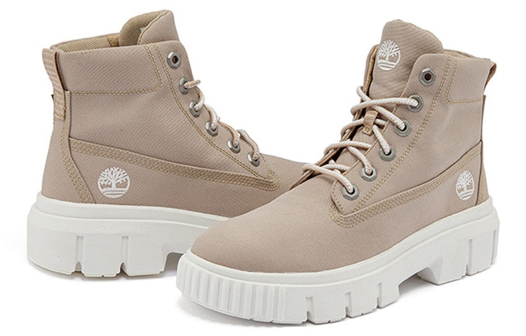 (WMNS) Timberland Greyfield Boot 'Light Beige Canvas' A2JGDW - 5