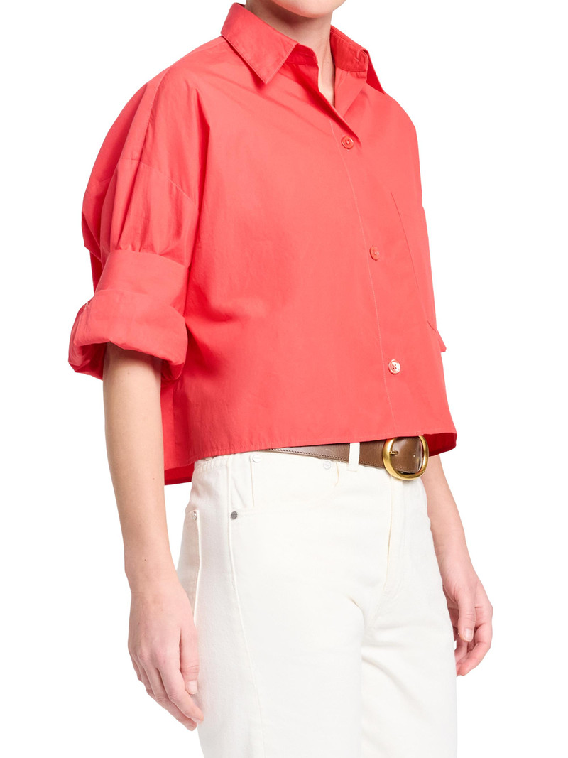 Women's Next Ex Cotton Shirt - Tomato 3