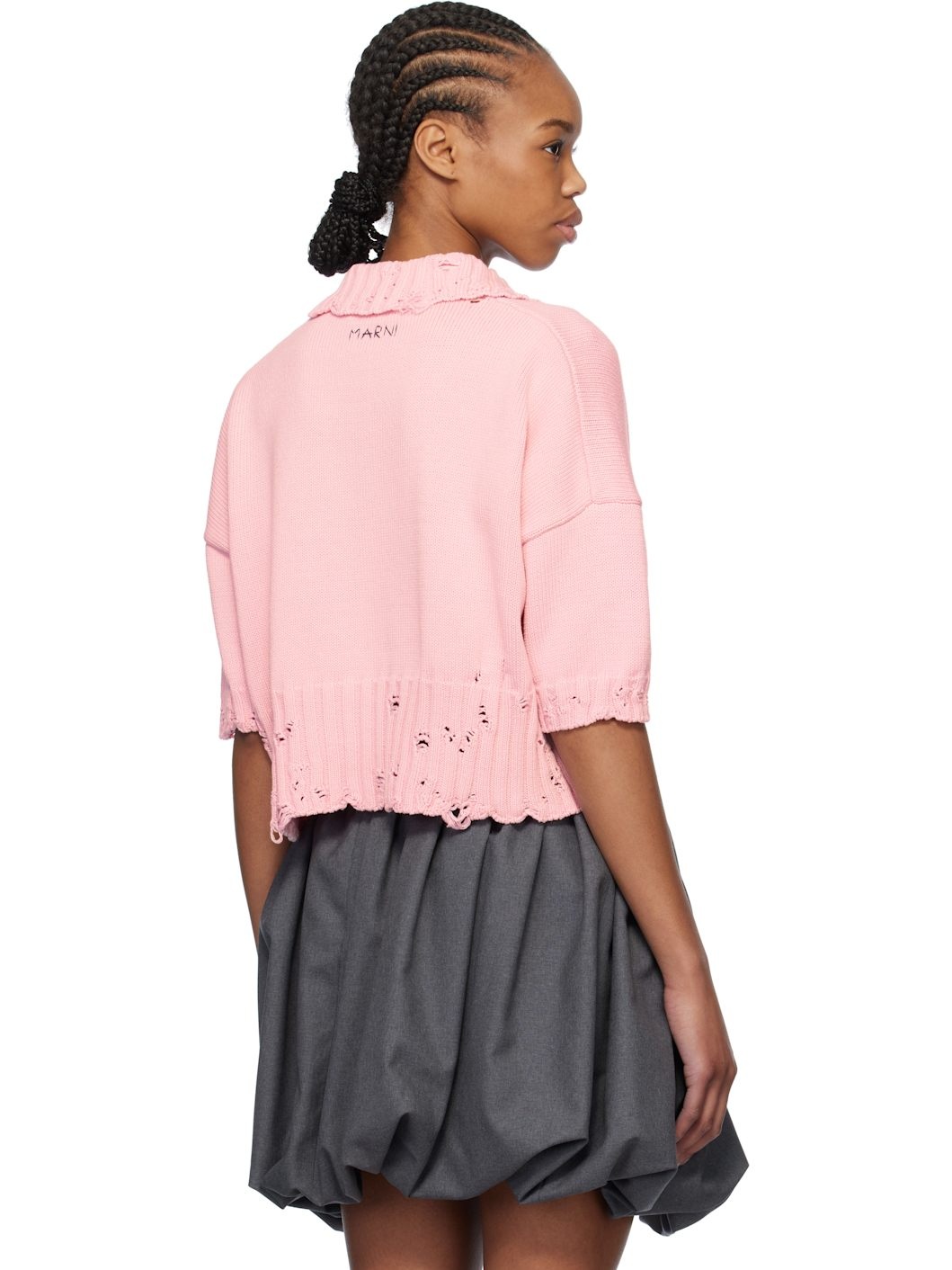 Pink Cotton Polo - 3