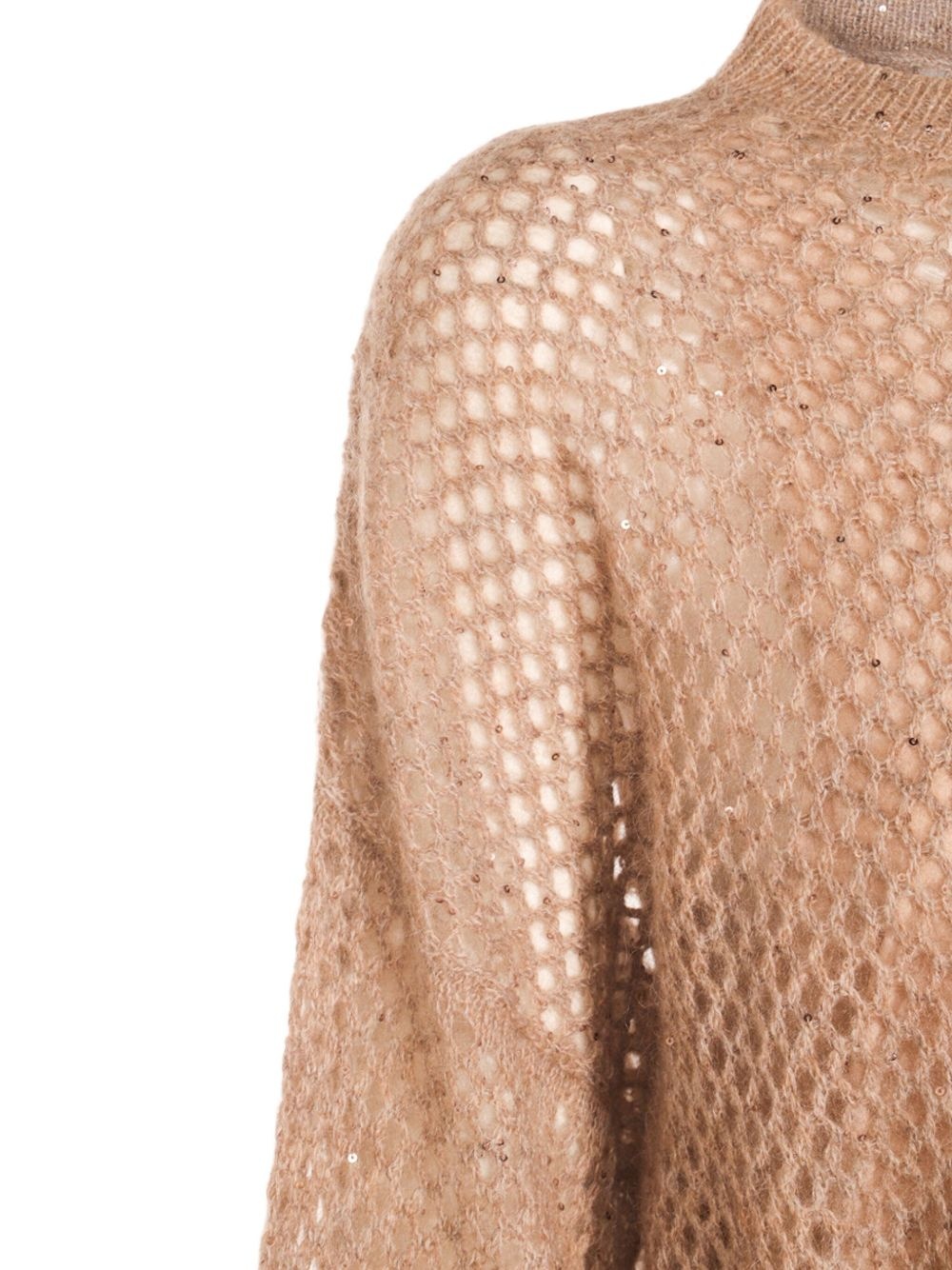 open-knit midi dress - 4