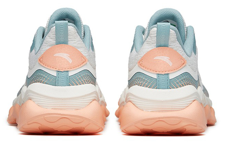 (WMNS) ANTA Running Series Sneakers 'White Orange Blue' 122215555-7 - 4