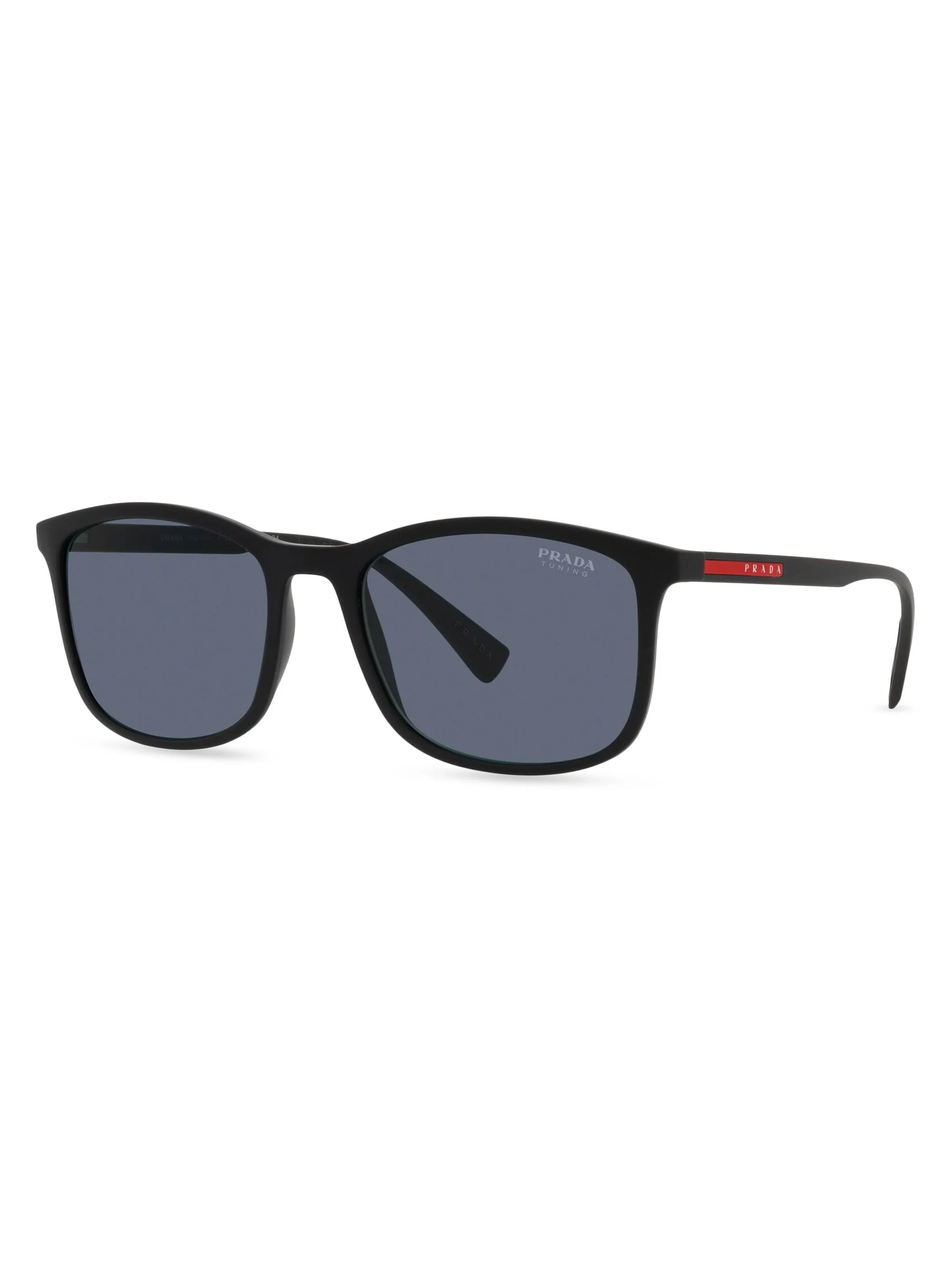 Men's 56MM Linea Rossa Propionate Sunglasses - Rubber Black - 1