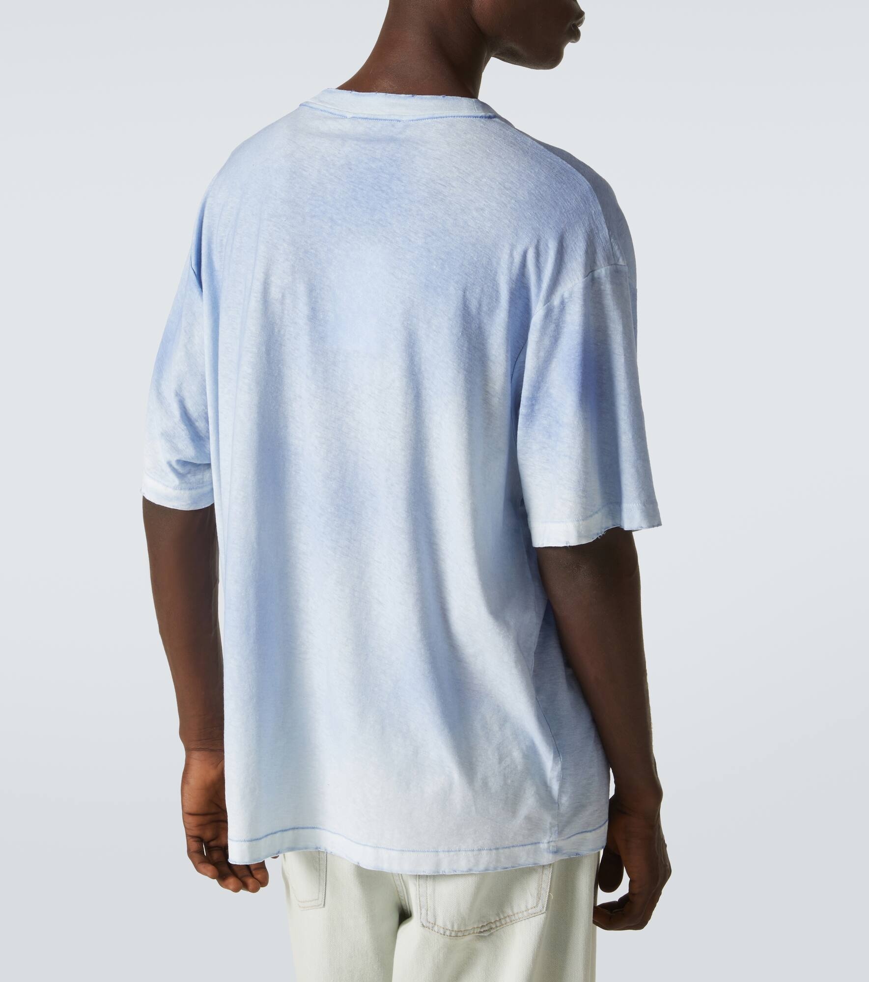 【Acne Studios】ロゴコットンアンド hempジャージTシャツ Acne Studios Logo cotton and hemp jersey T-shirt | mytheresa