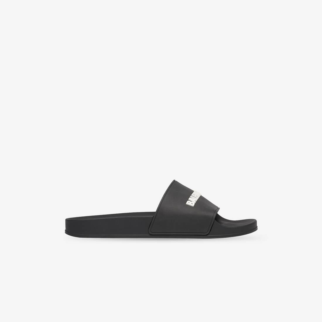 Men's Pool Slide Sandal in Black/white - 1