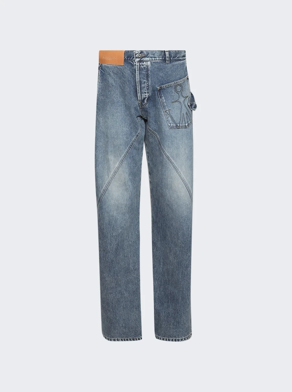 Twisted Workwear Jeans Mid Blue - 1