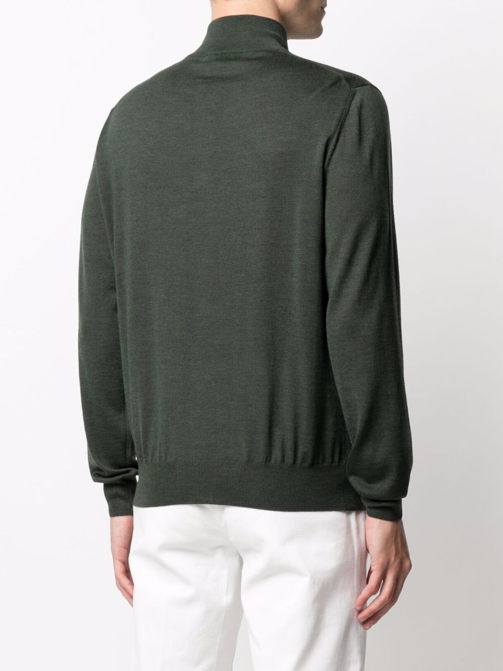 half-zip high-neck jumper - 4