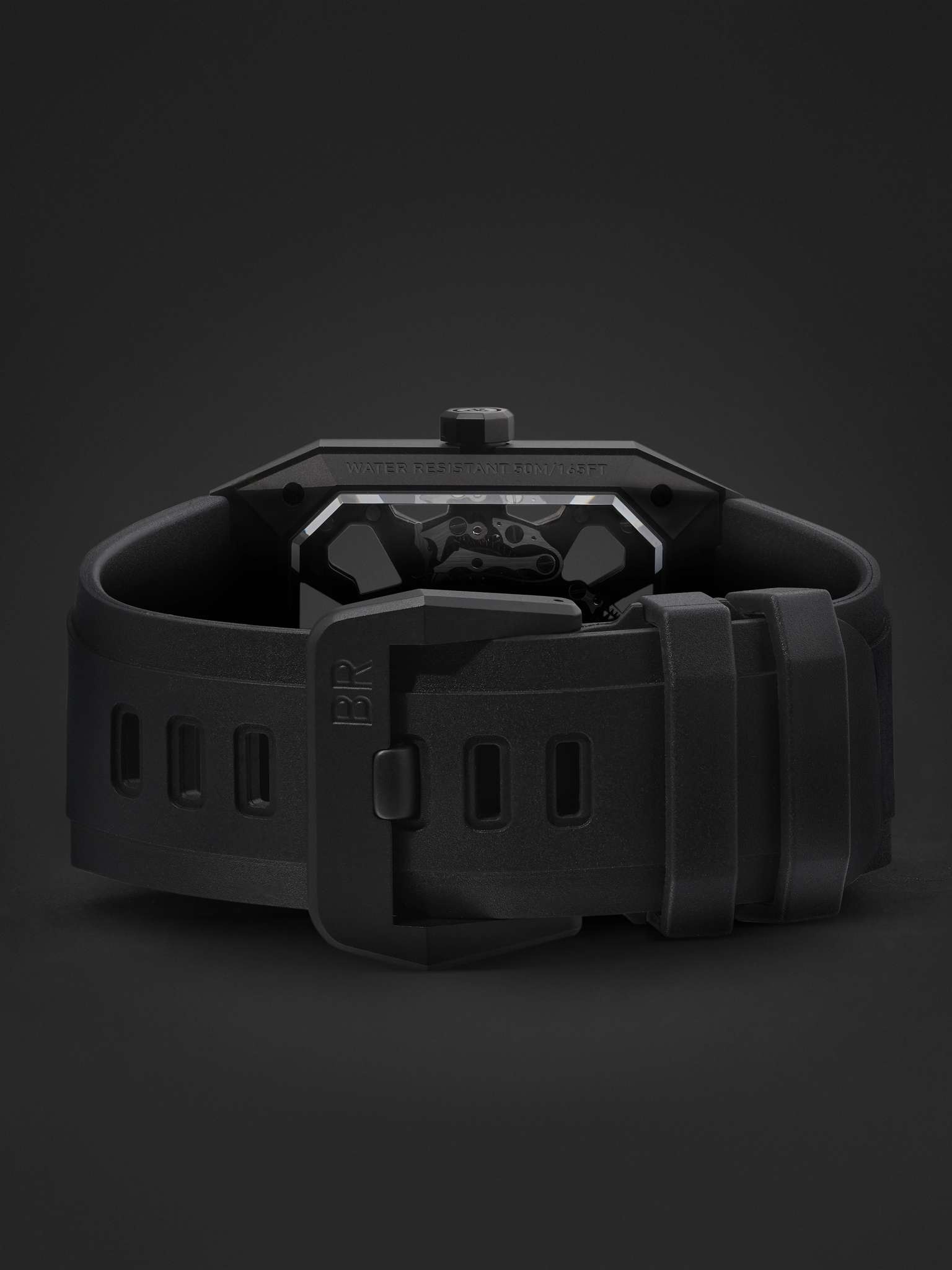 BR 03 Cyber Limited Edition Automatic 42mm Ceramic and Rubber Watch, Ref. No. BR03-CYBER-CE - 7