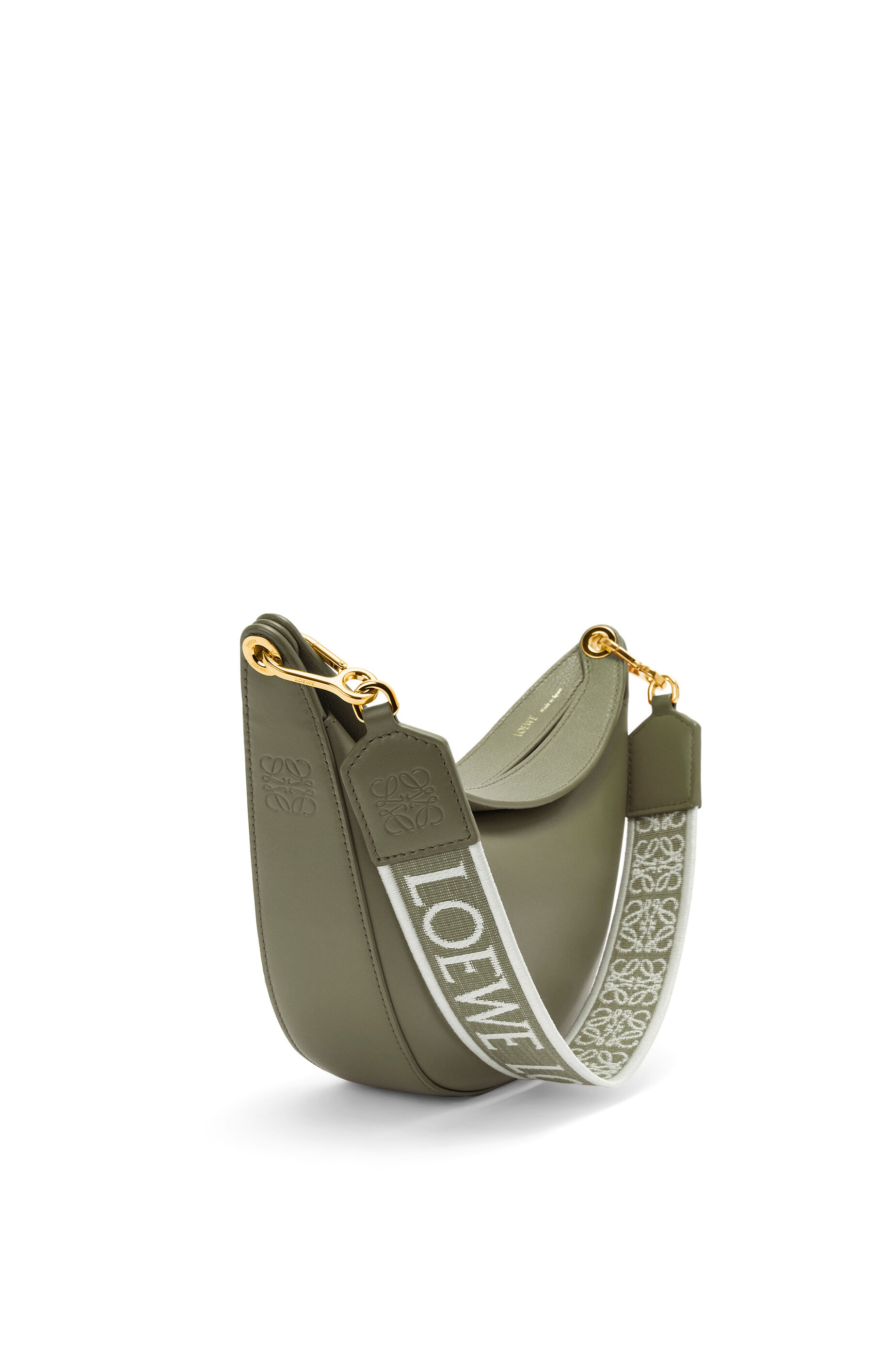 Small LOEWE Luna bag in satin calfskin and jacquard - 5