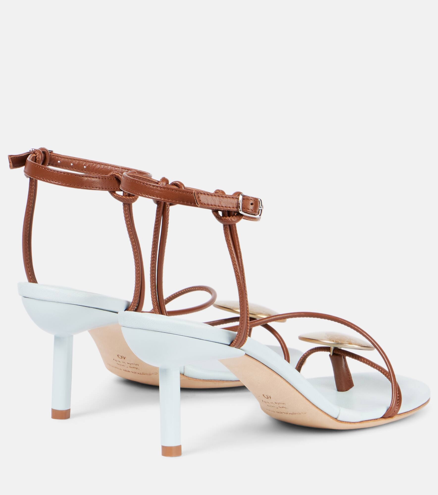 Doma 70 embellished leather sandals - 2