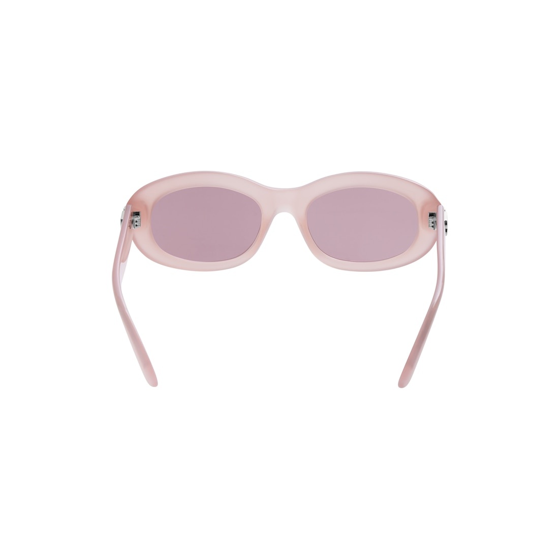 Women's Casino Round Sunglasses  in Milky Pink - 2