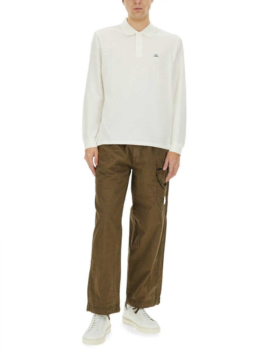 C.P. Company Men Stretch Pique Polo Shirt - 2