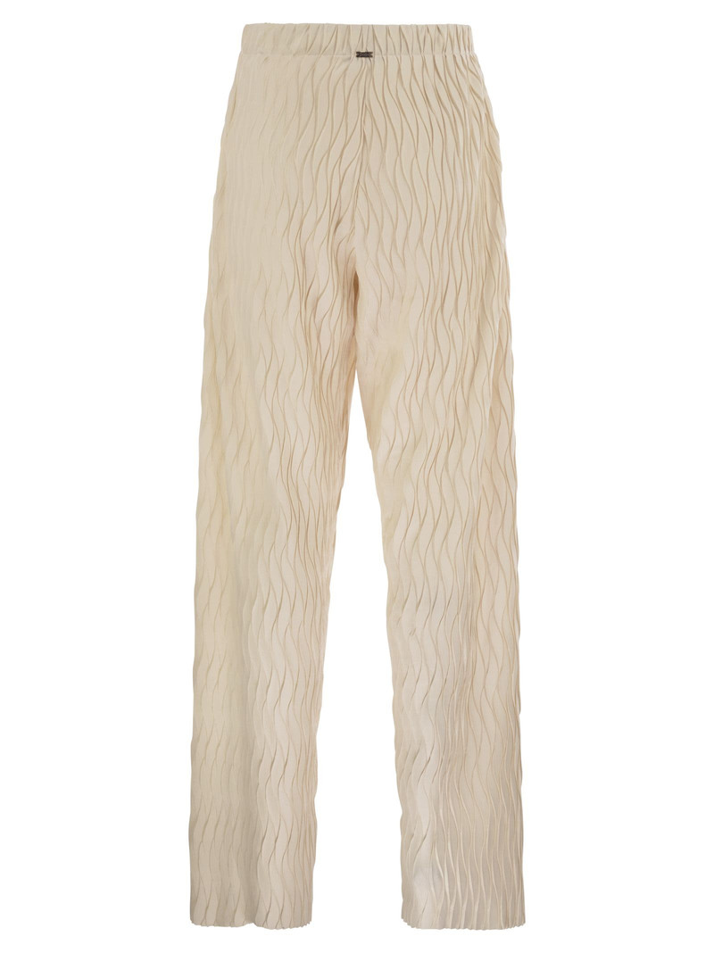 Herno Herno Women Trousers With Crumpled Effect outlook