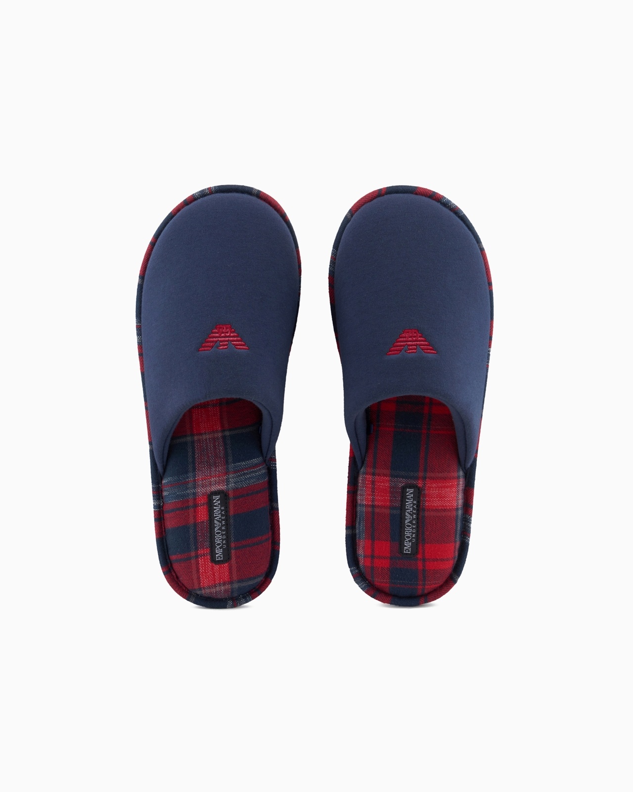 SLIPPERS WITH TARTAN DETAILS - 3