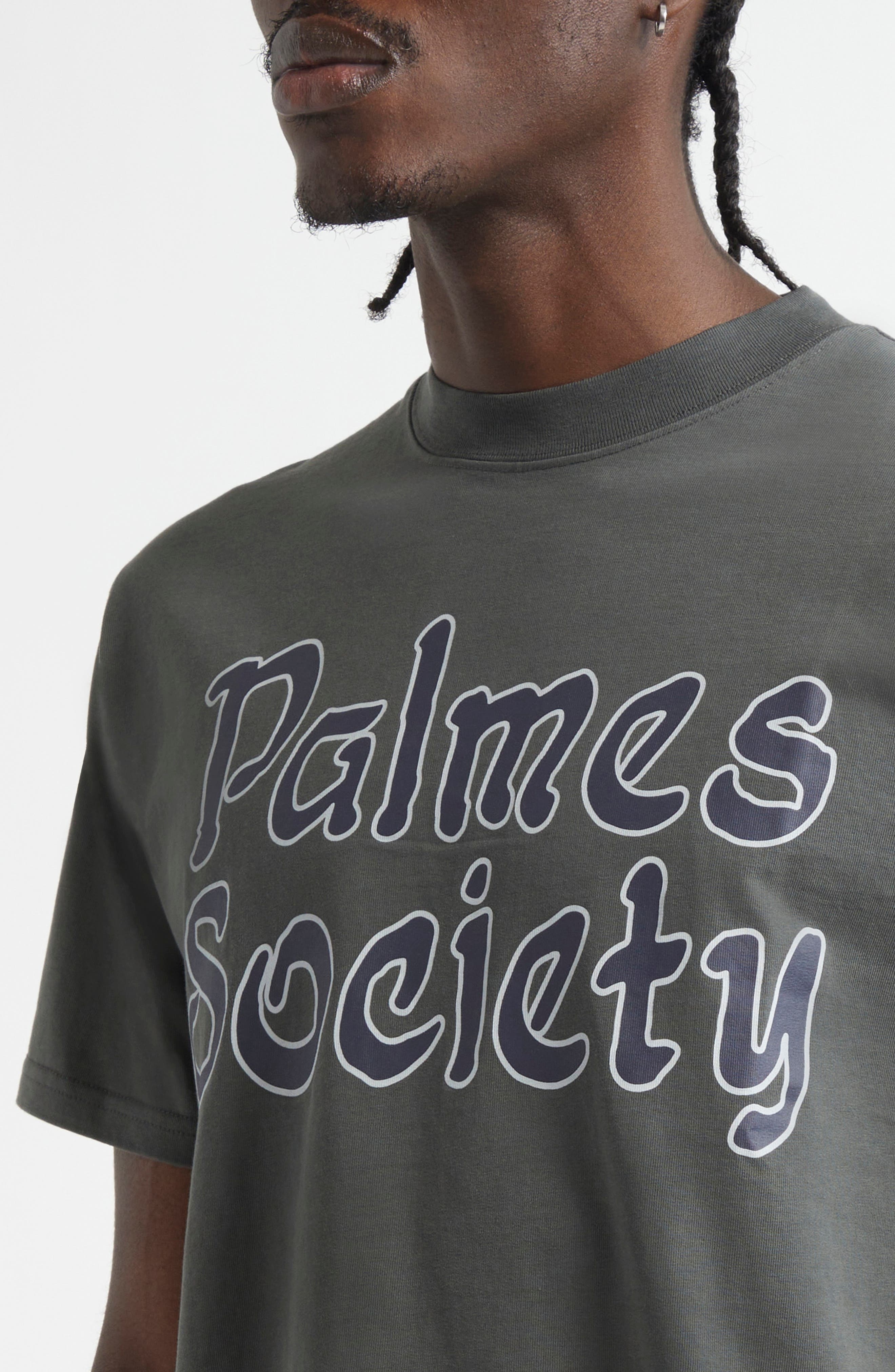 PALMES Society Graphic T-Shirt in Charcoal at Nordstrom - 5