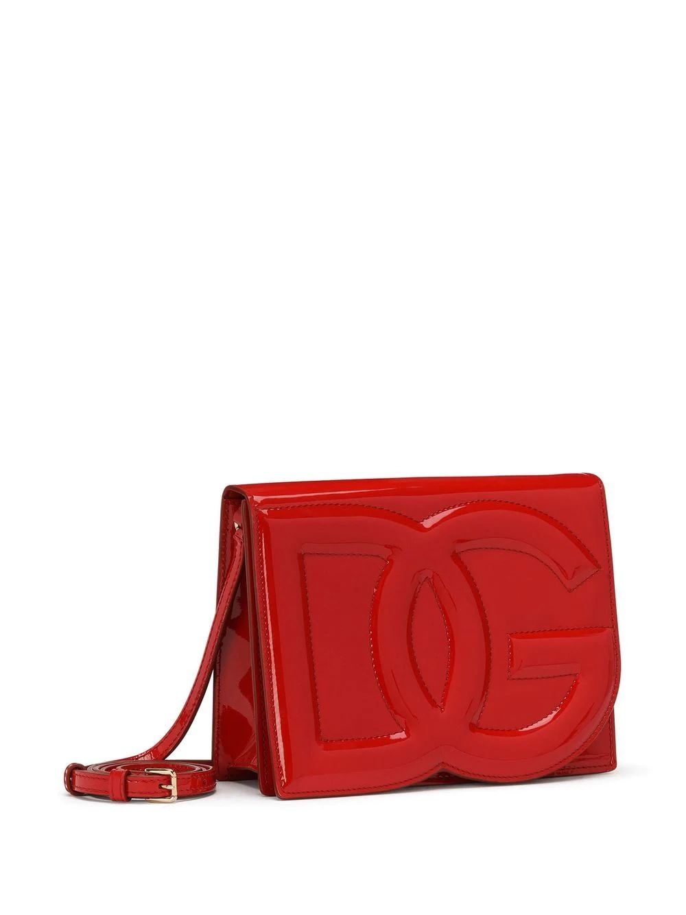 DG Logo leather crossbody bag - 4