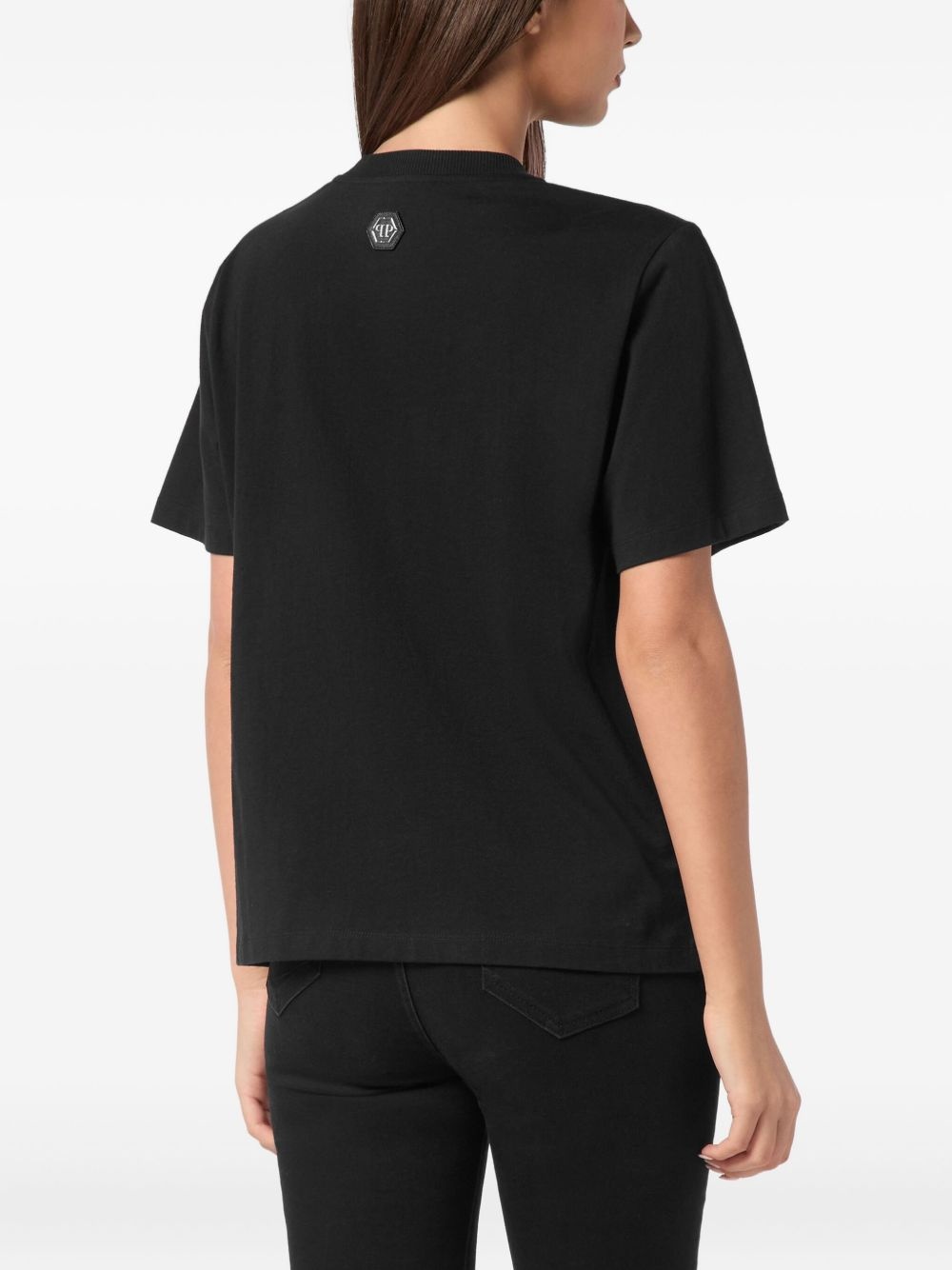 crystal-embellished t-shirt - 3