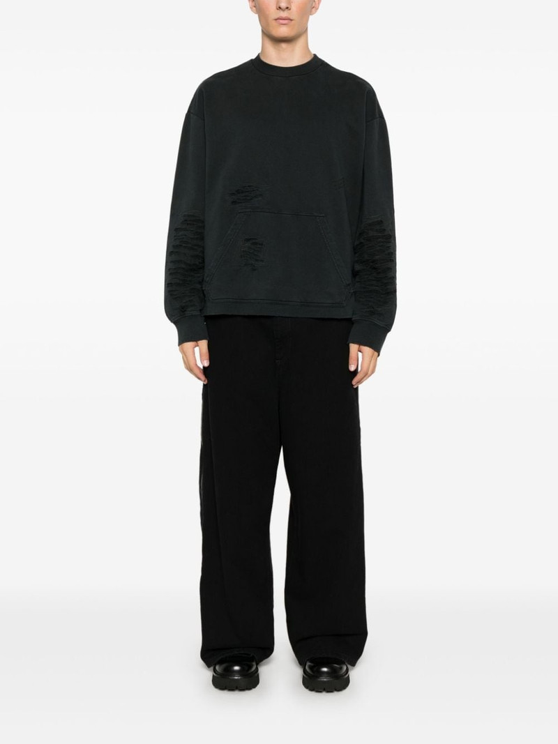 MM6 Maison Margiela ripped sweatshirt outlook