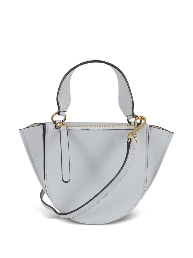 WANDLER small Hortensia zipped leather tote bag outlook
