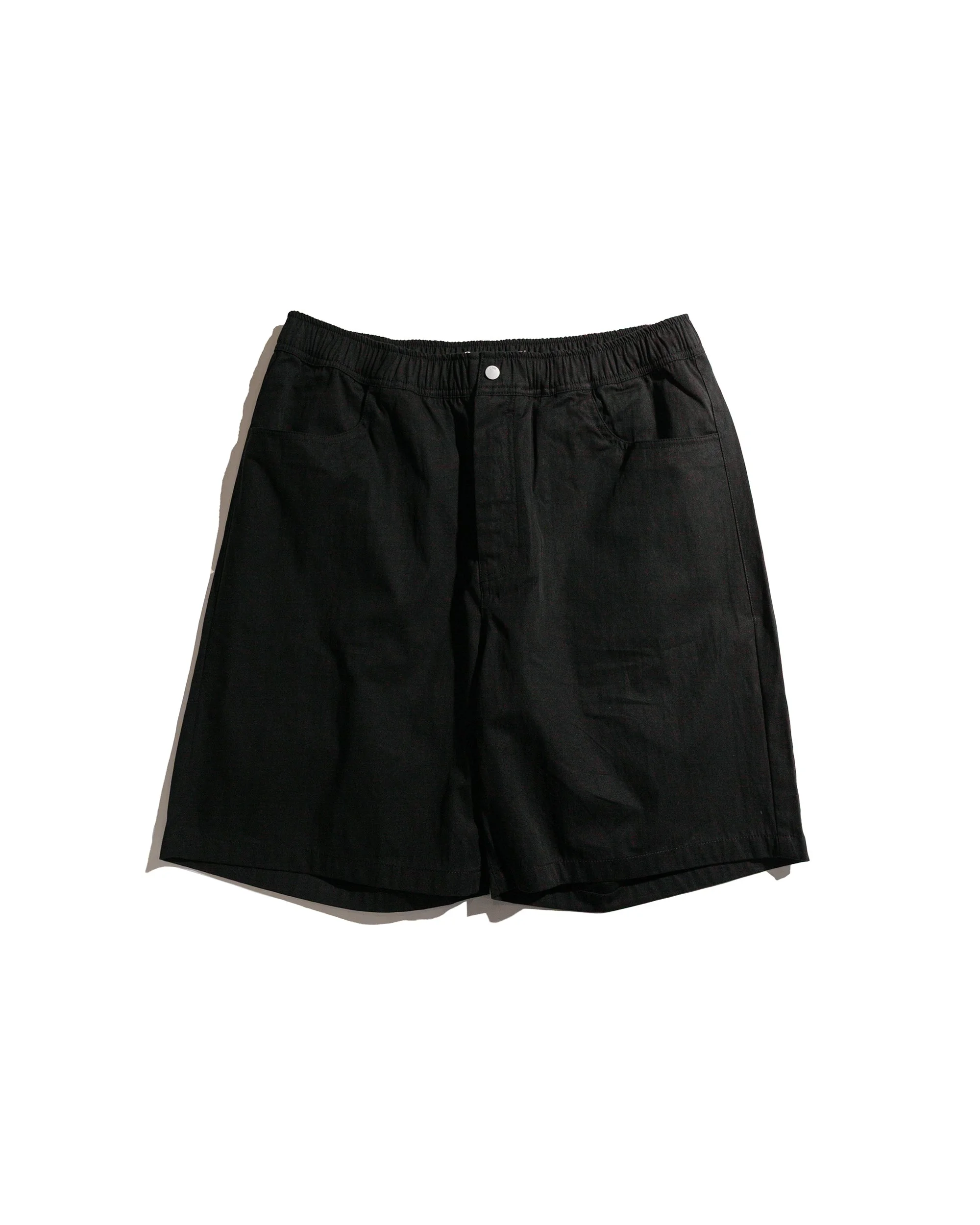 Ragnar Fine Broken Twill Shorts Black - 1