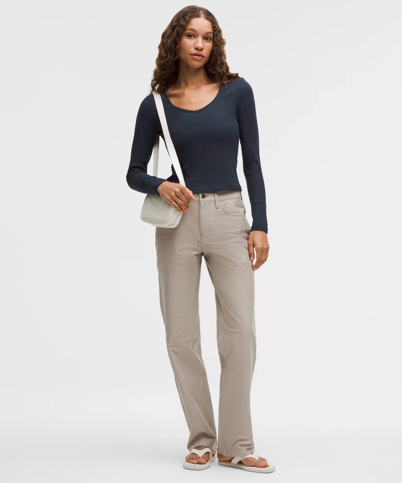 lululemon Hold Tight Micro-Rib V-Neck Long-Sleeve Shirt outlook