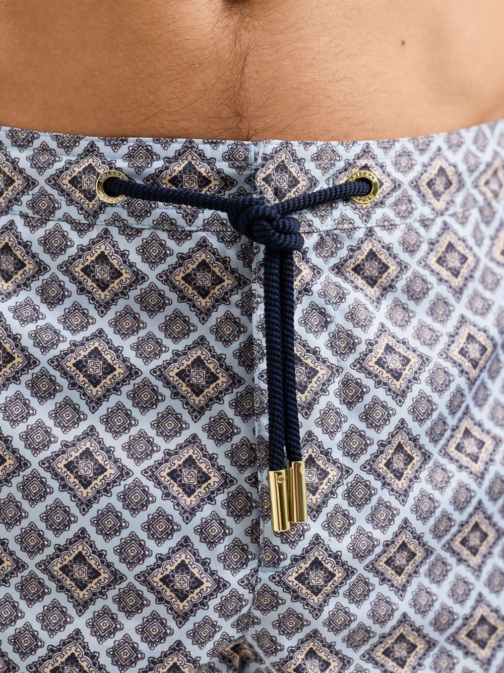geometric-print swim shorts - 6