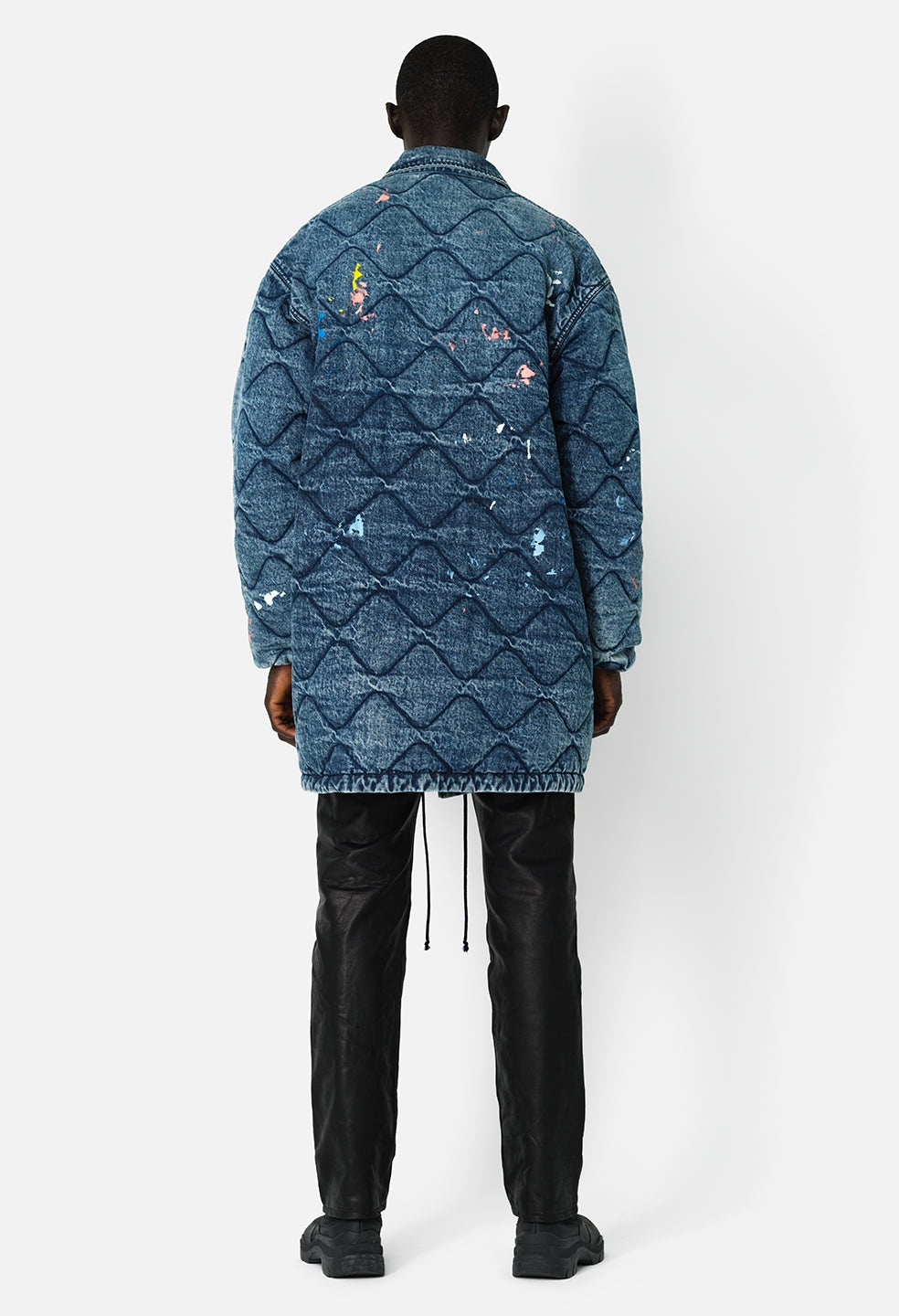 QUILTED OVERSIZED COACHS JACKET - 6