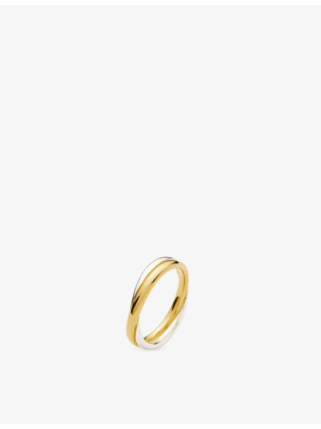 Lucy Williams X Missoma Entwine Silver And 18ct Yellow Gold-Plated Ring - 1