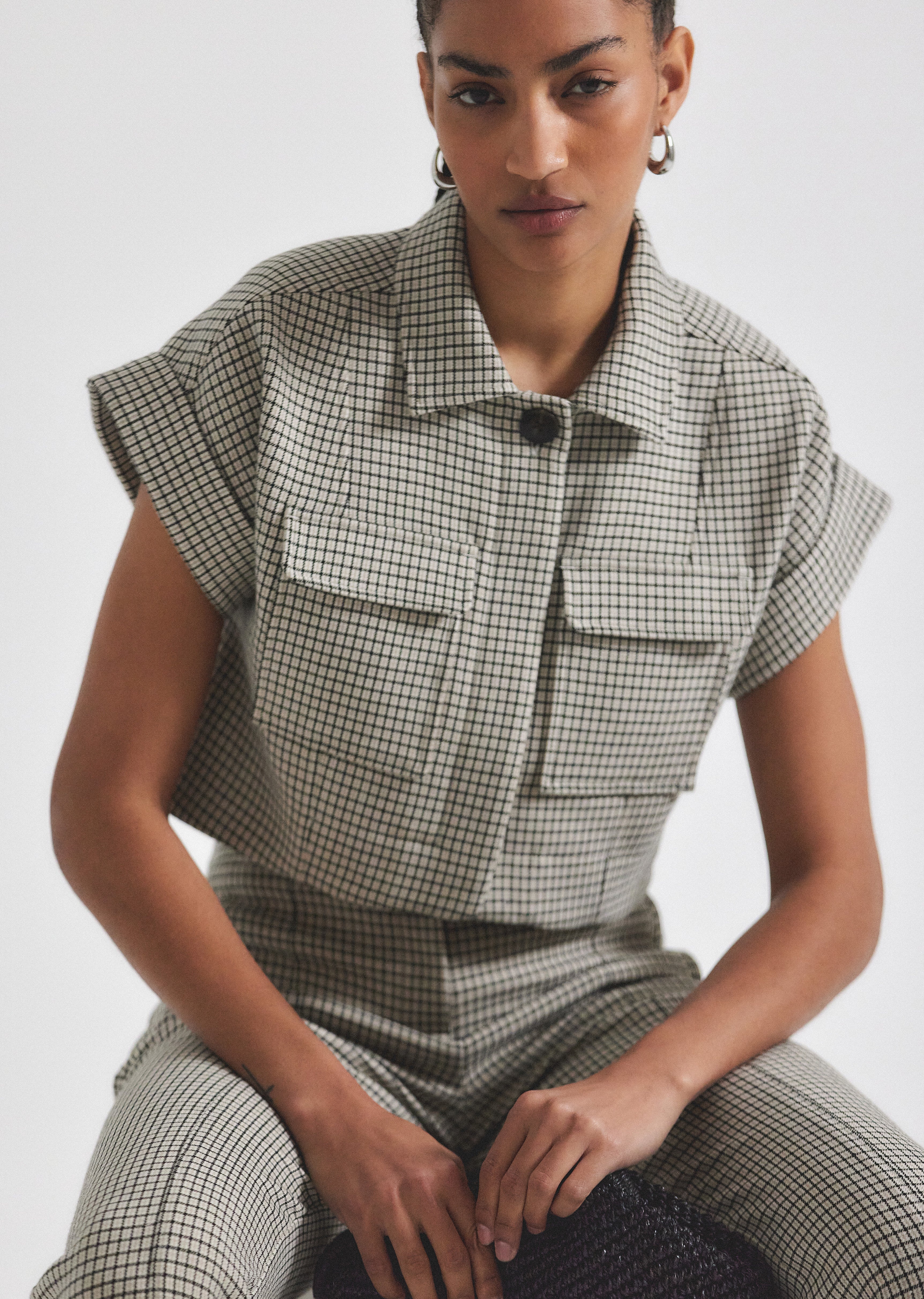 NICOLAS SHORT SLEEVE JACKET - 1