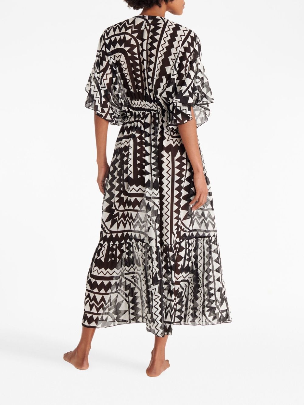 Rivage silk midi dress - 3