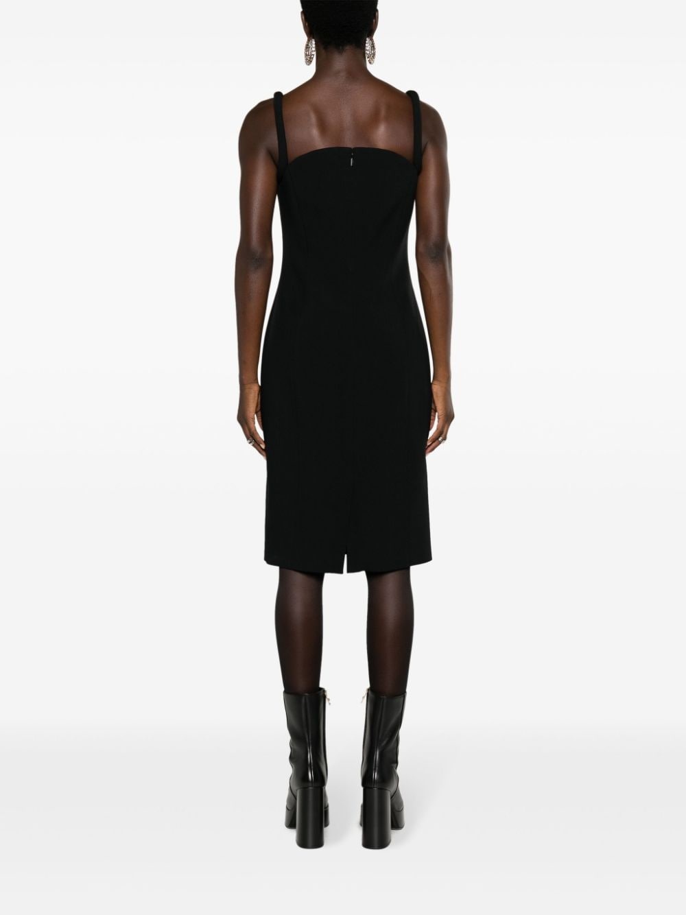 sleeveless midi dress - 4