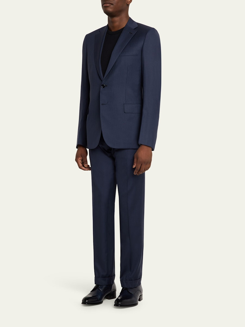 Brioni Men's Wool Micro-Herringbone Two-Piece Suit outlook