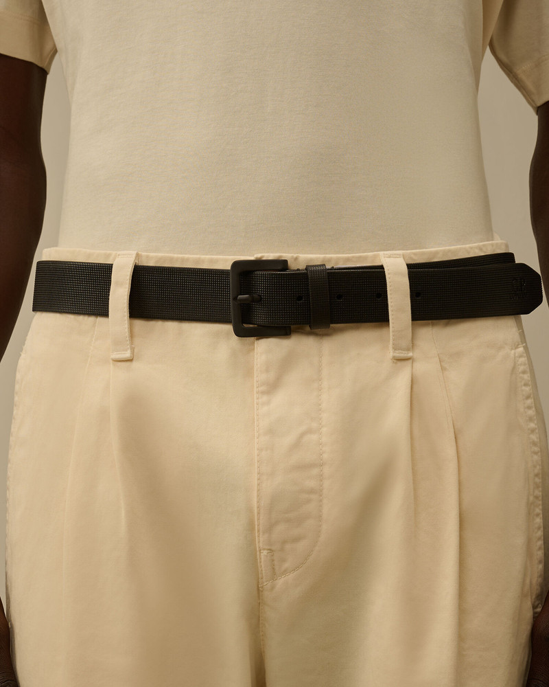 Leather Printed Logo Belt 4