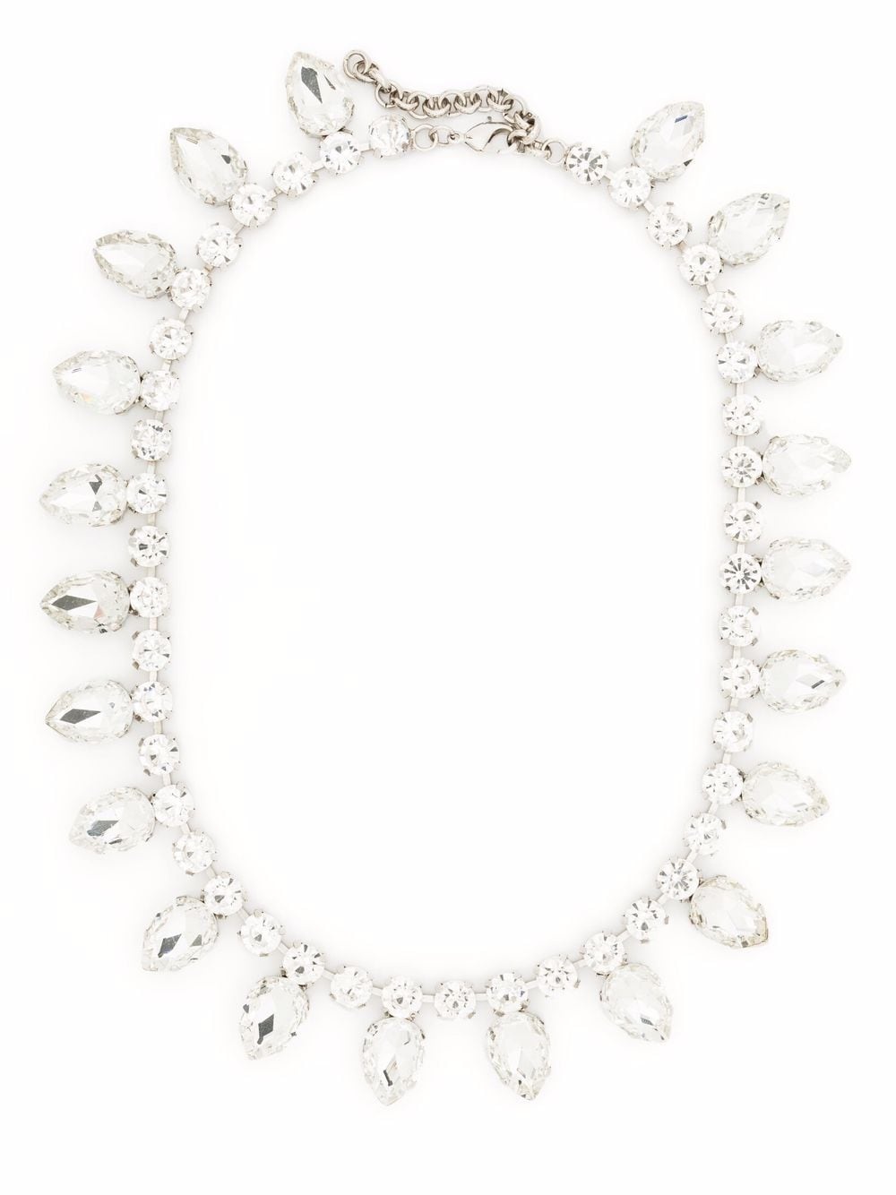 crystal-embellished necklace - 1