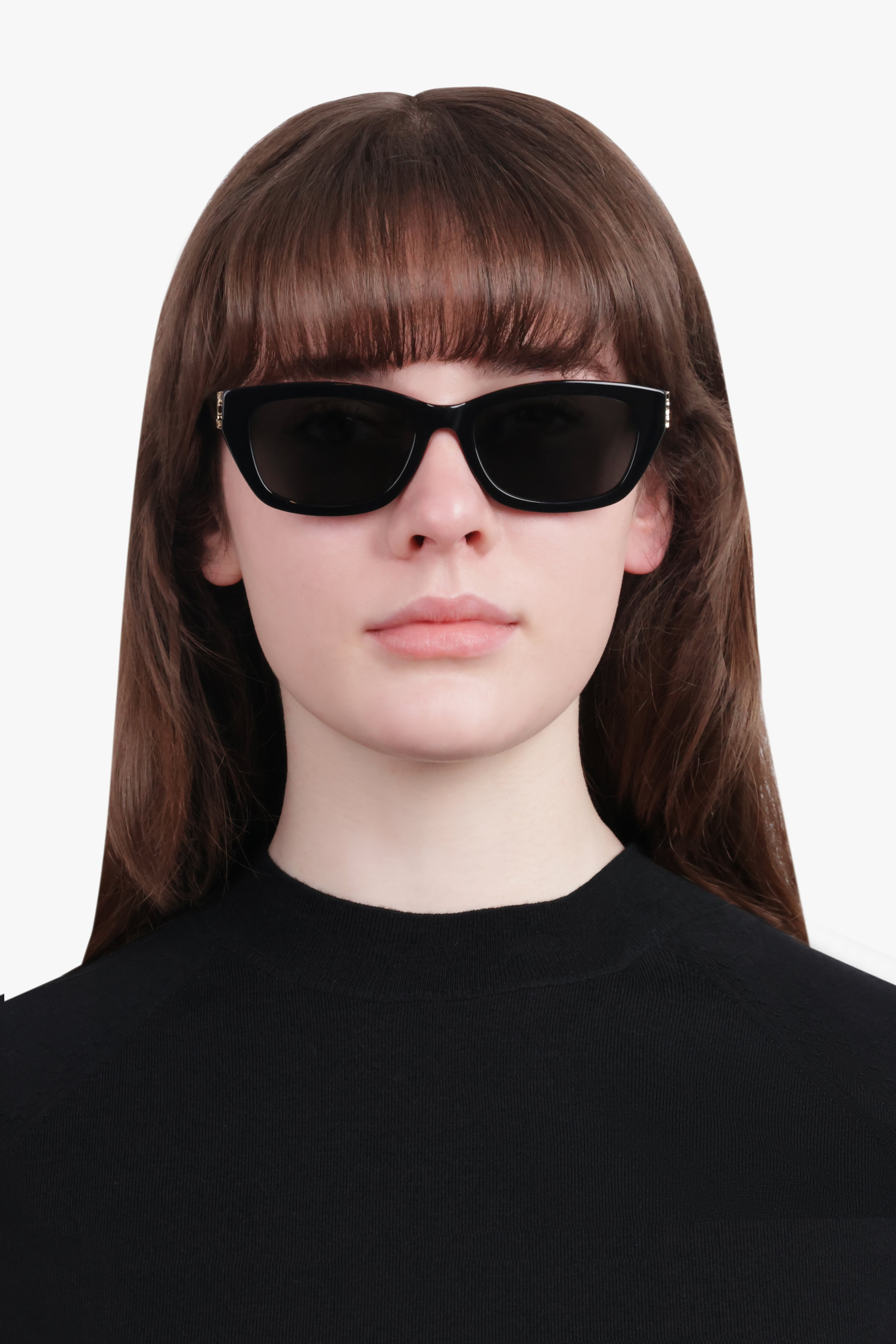 SL M153 RECTANGULAR MONOGRAMME SUNGLASSES | BLACK - 4