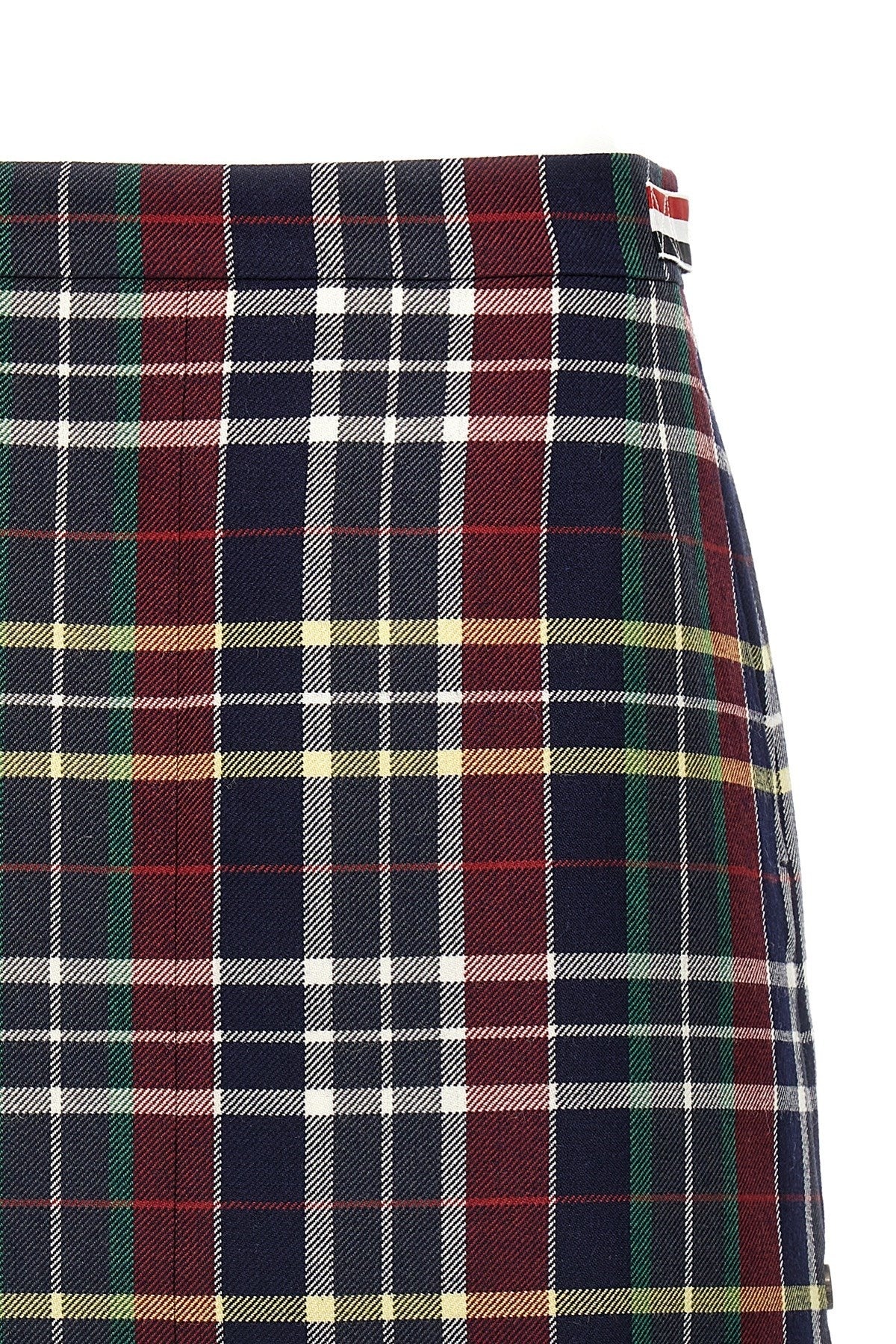 Thom Browne Women Tartan Twill Skirt - 3