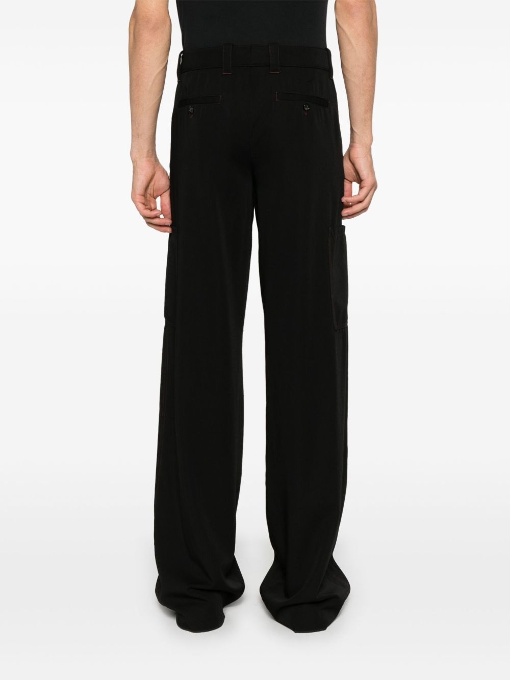 straight-leg trousers - 4
