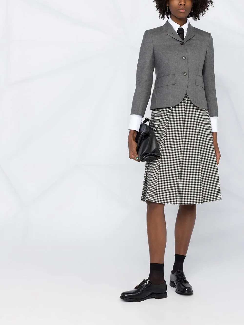 notched-lapel single-breasted blazer - 2