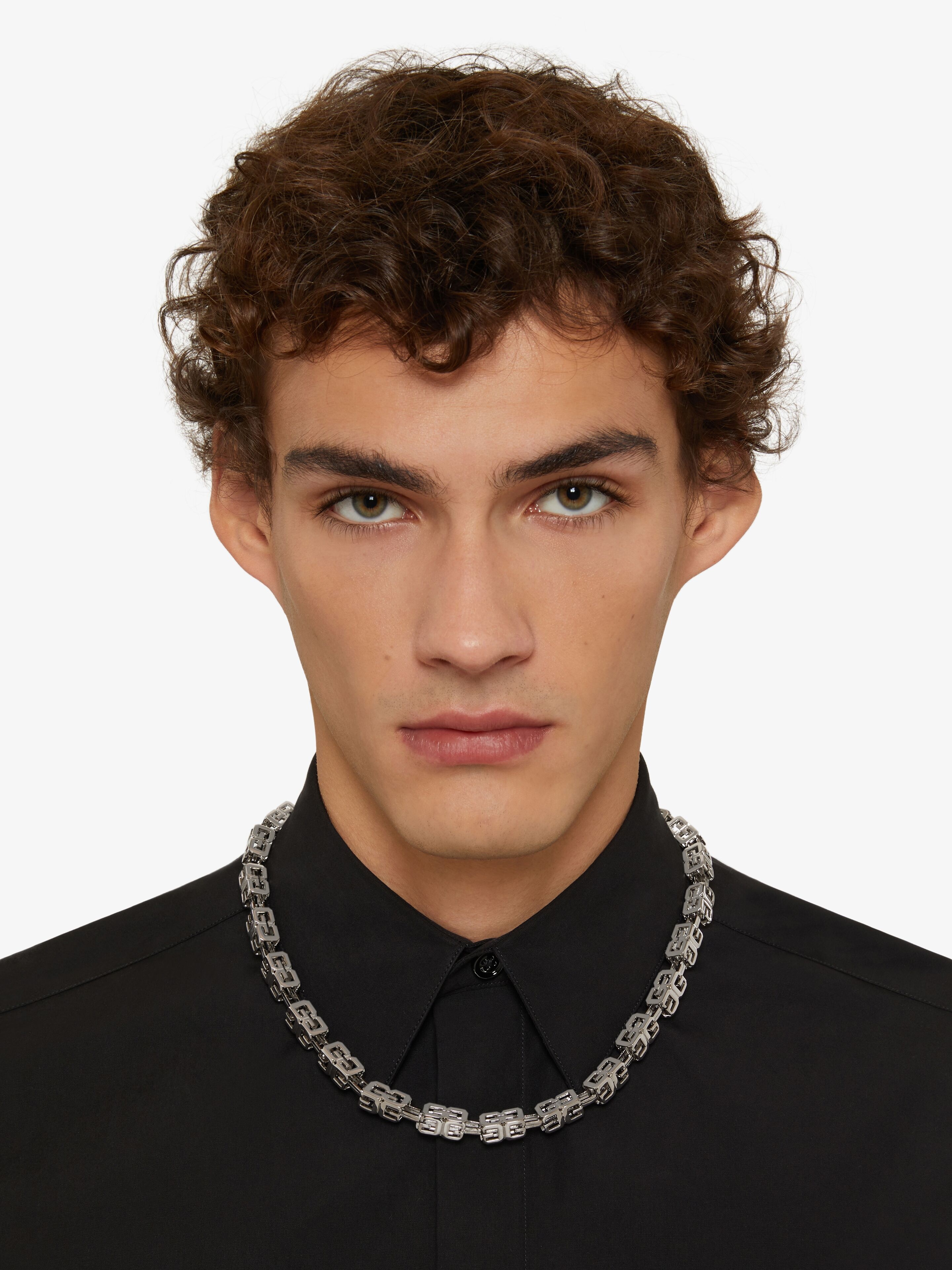 G CUBE NECKLACE IN METAL - 4