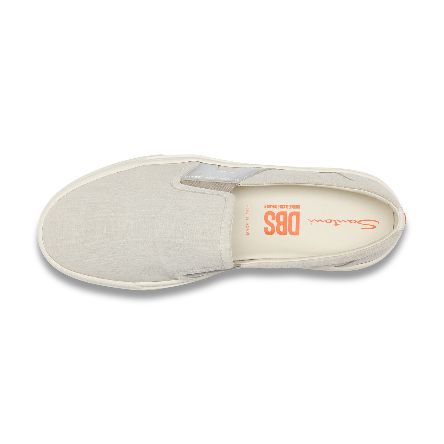 Men's grey suede slip-on sneaker - 5
