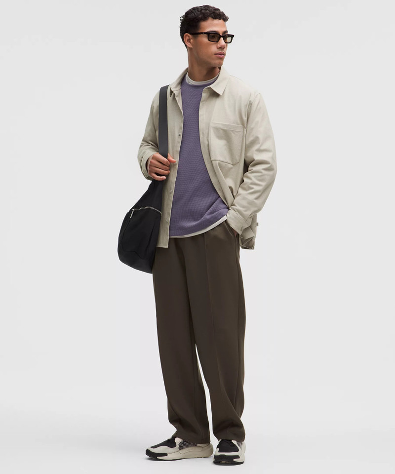 lululemon Cotton-Blend Waffle Knit Long-Sleeve Shirt outlook