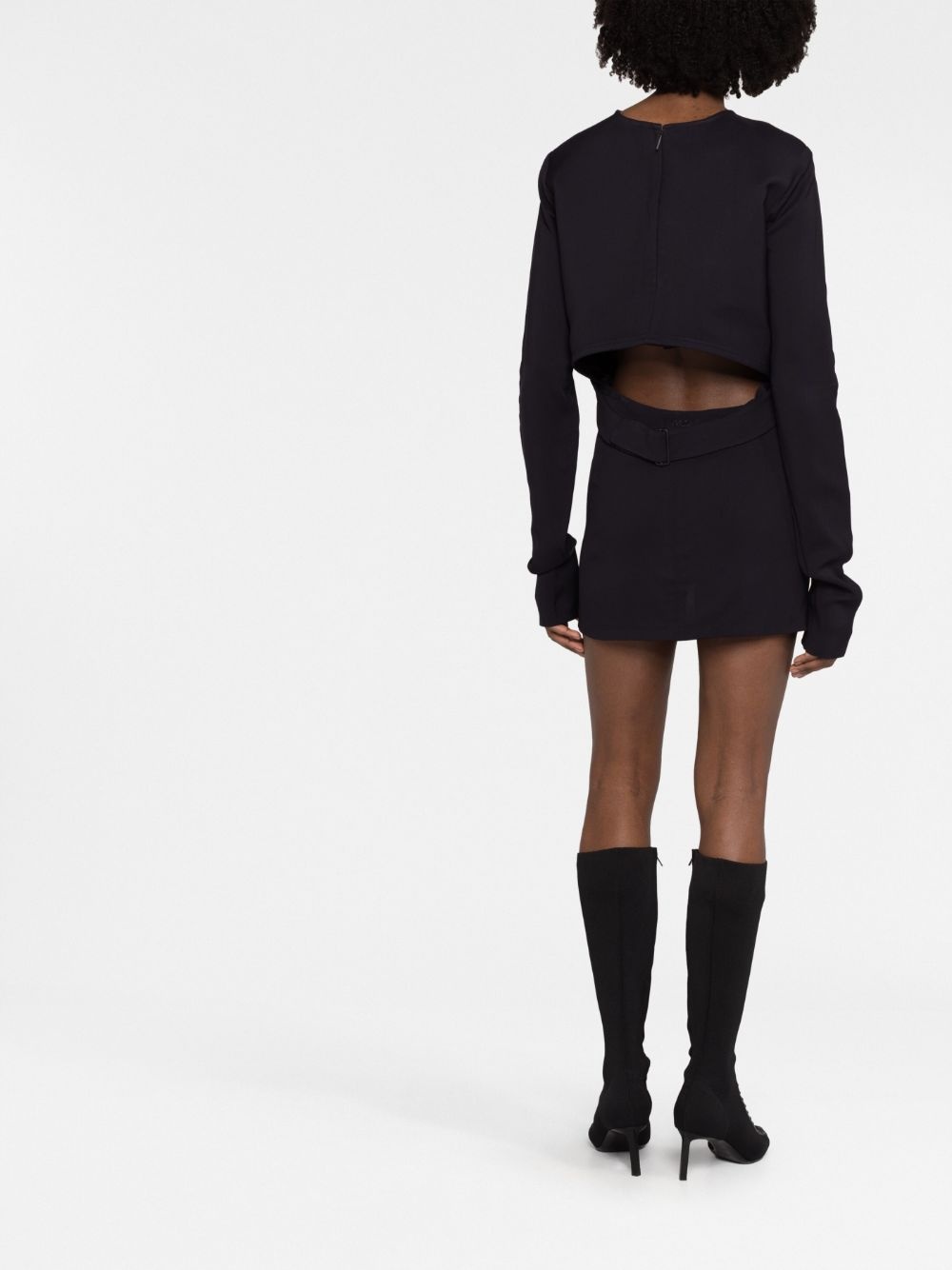 'Kicked Back' structured short dress - 6