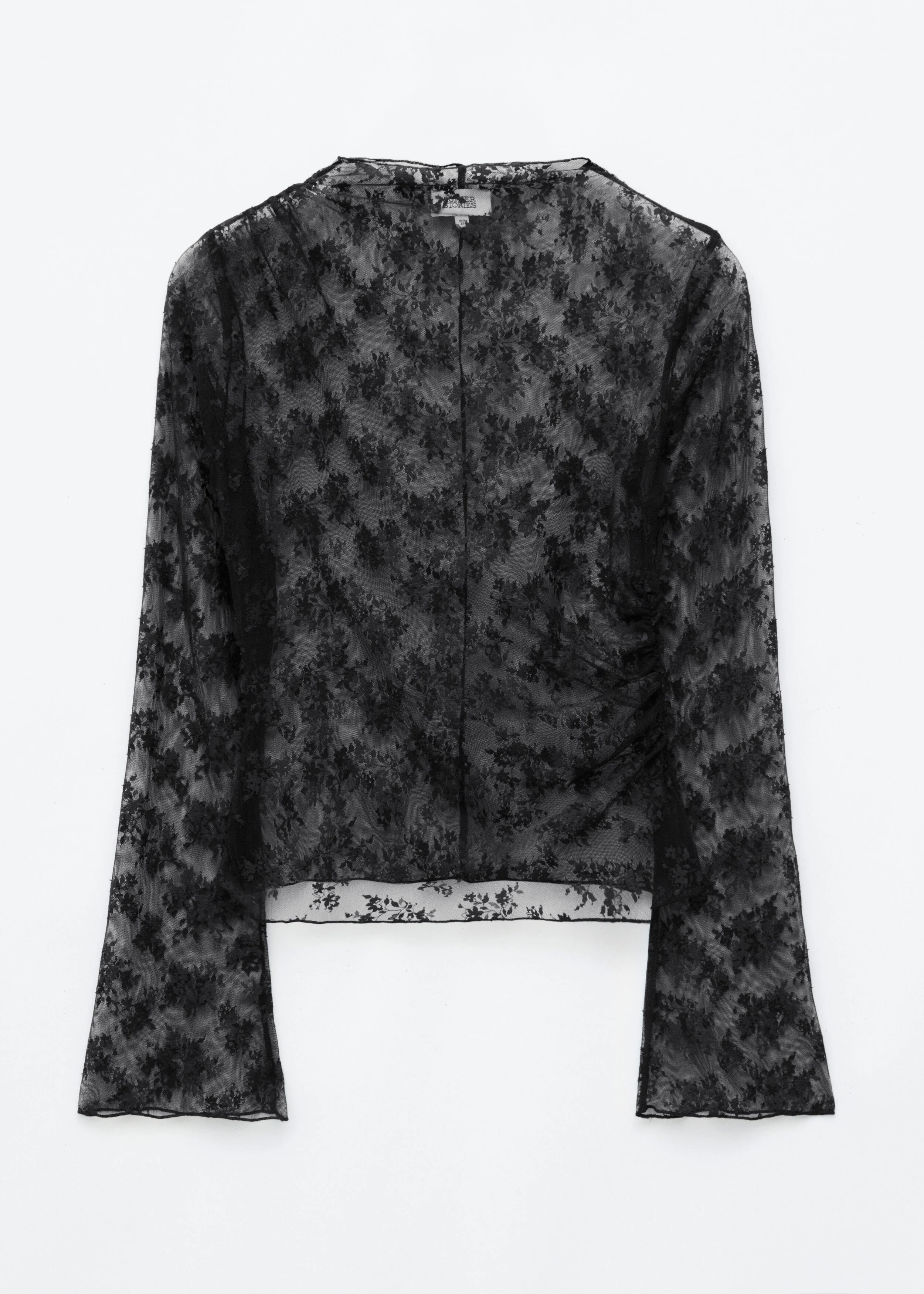 Mock-Neck Lace Top - 1