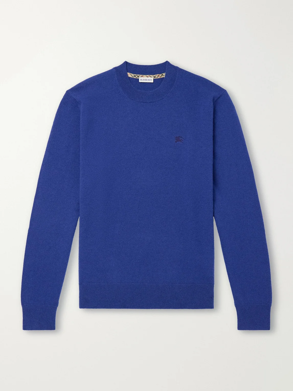 Logo-Embroidered Cashmere-Blend Sweater - 1