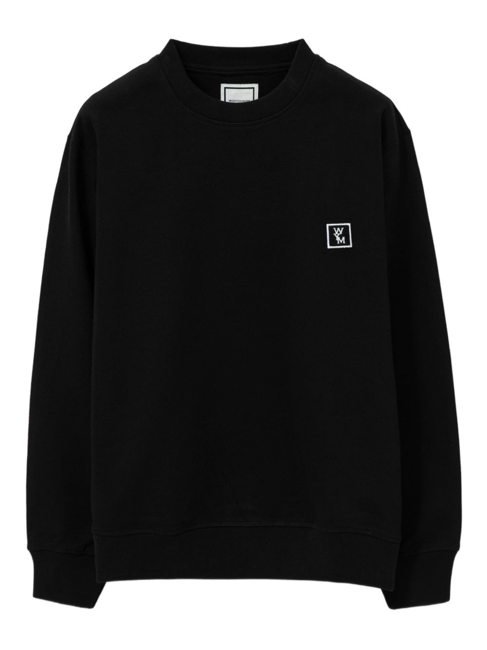 logo-print cotton sweater - 1