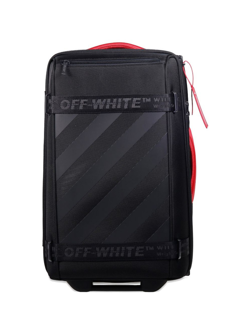 diagonal stripe suitcase 1